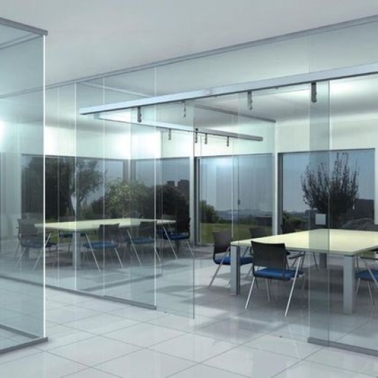 Vách kính cường lực 2 vách